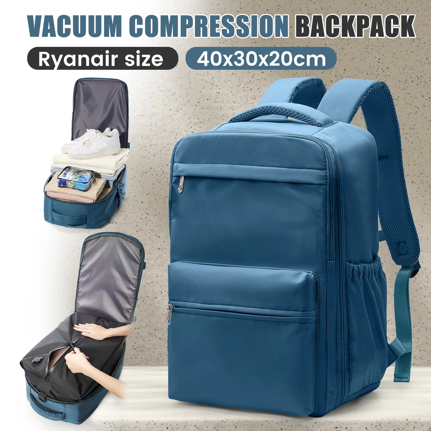 Vacuum Backpack with Pump