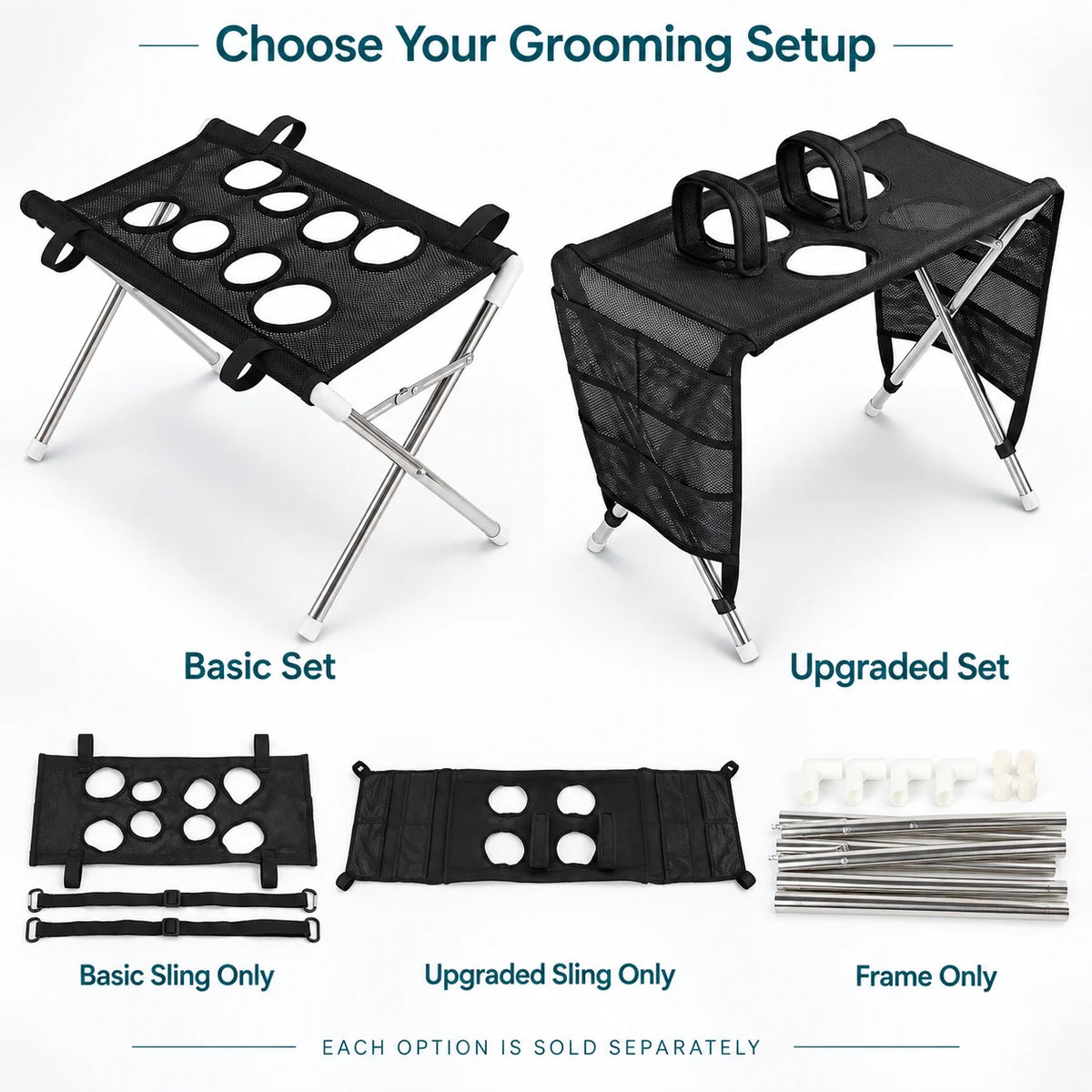 Pet Grooming Hammock Table