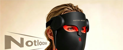 Red Light Therapy LED Face Mask with Neck