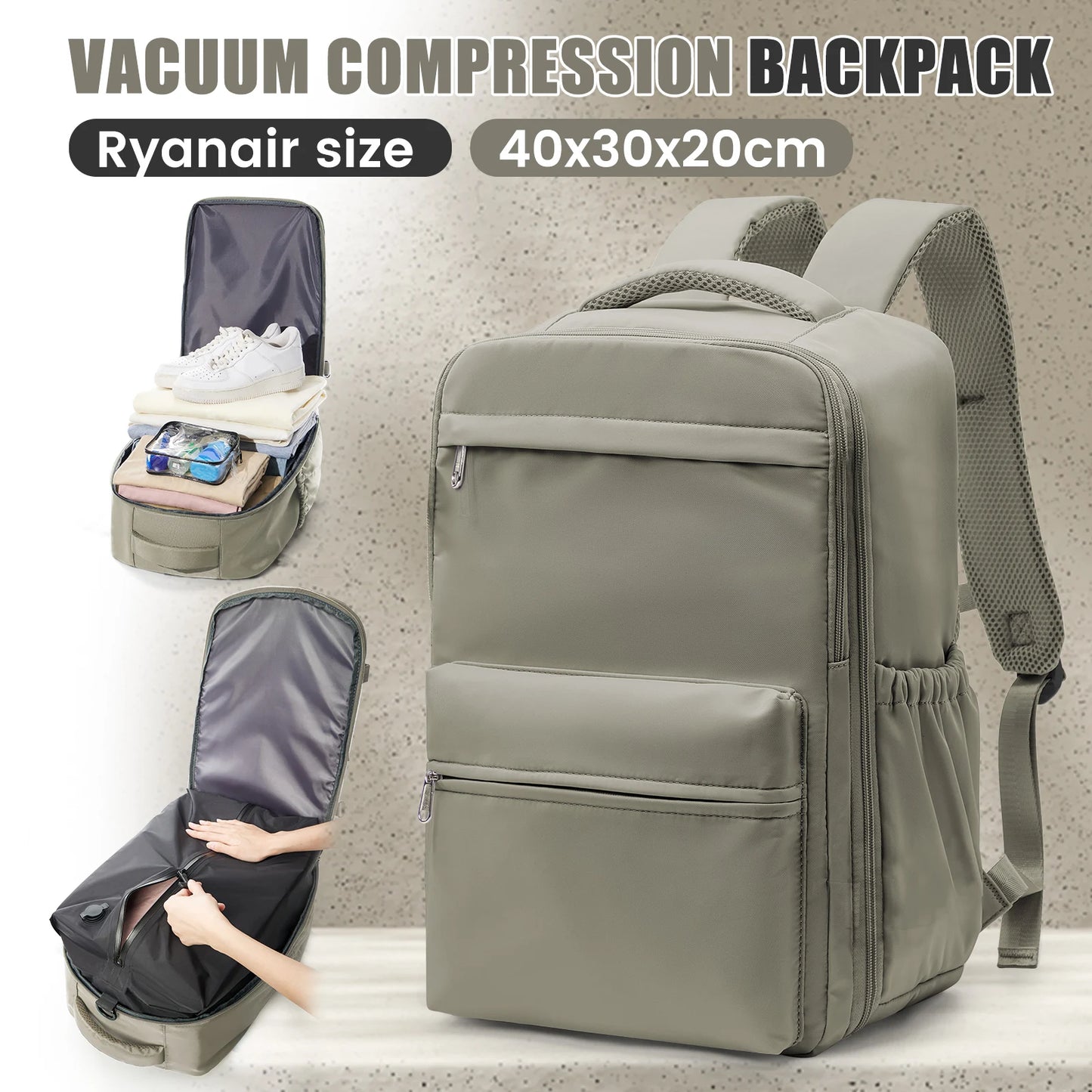 Vacuum Backpack with Pump