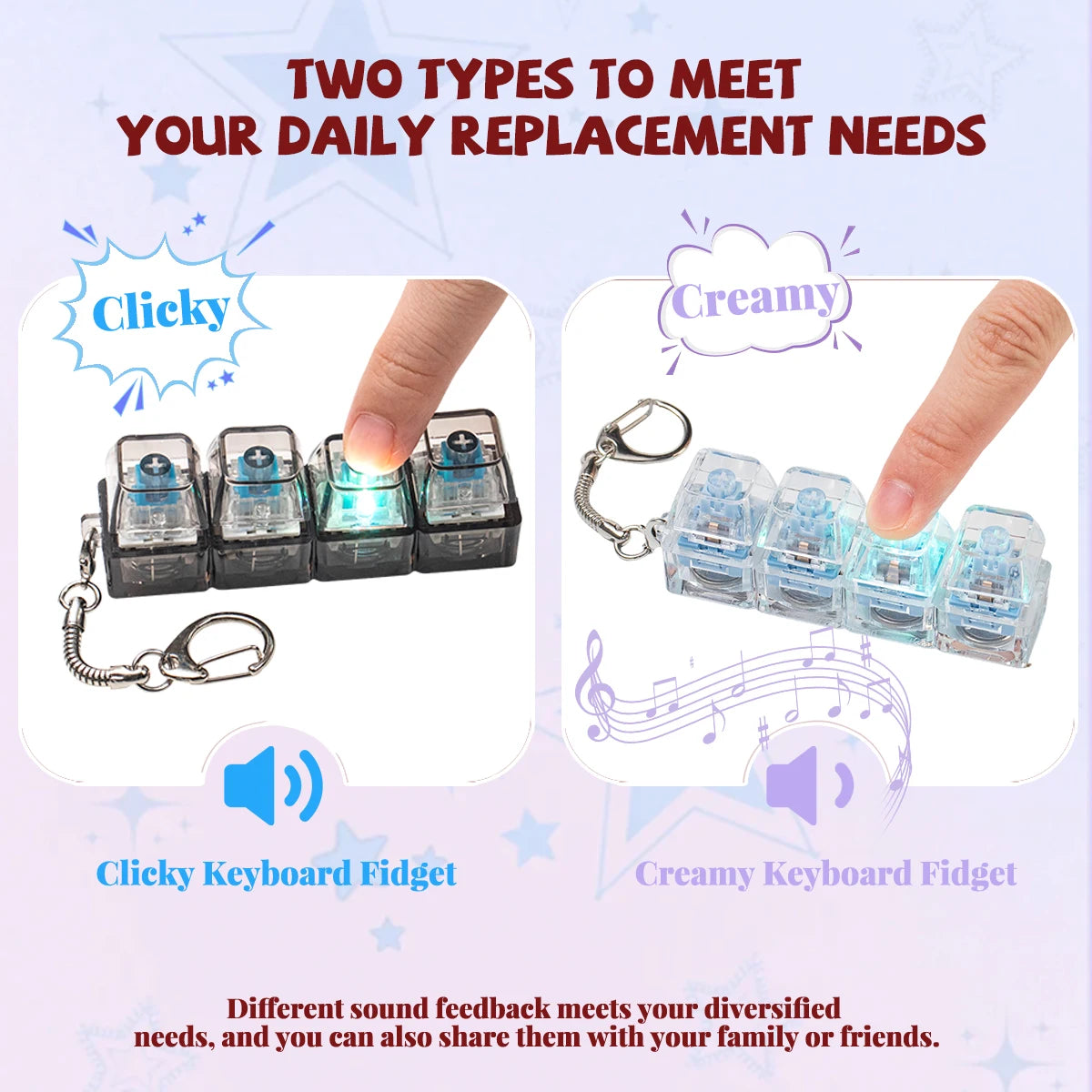 LED Keyboard Keychain