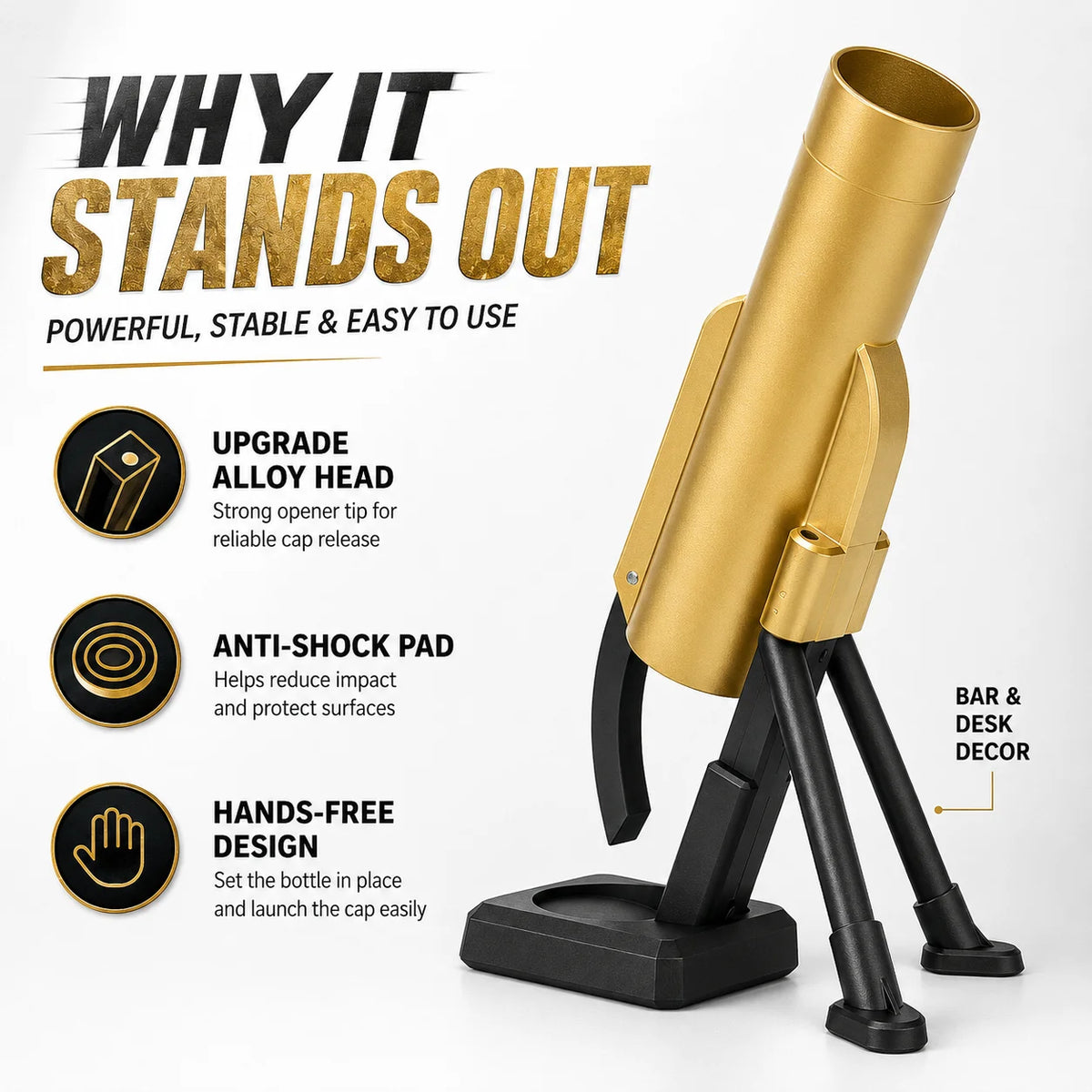 Bottle Launcher Opener