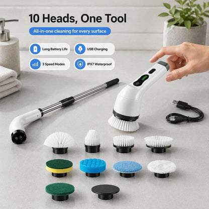 Cordless Spin Scrubber