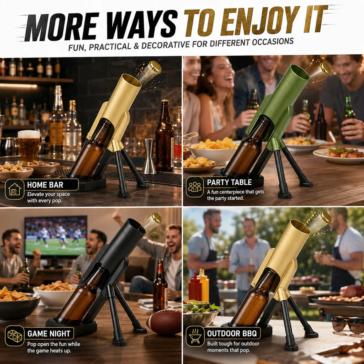 Bottle Launcher Opener