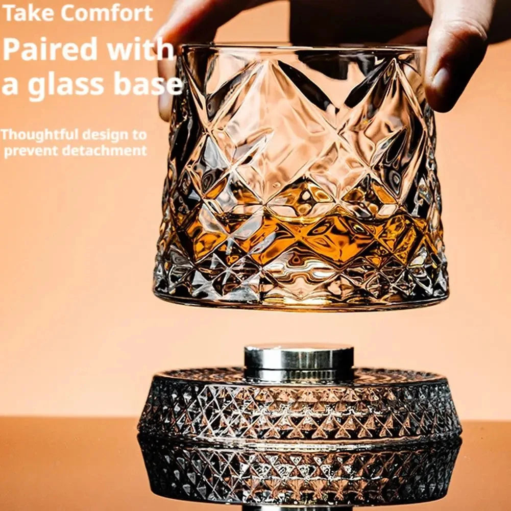Rotating Whisky Glasses