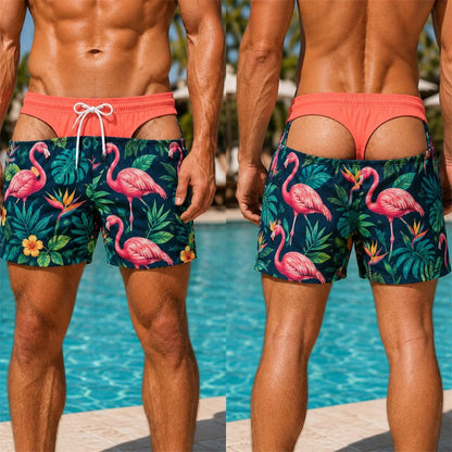 Funny Pattern Swim Trunks