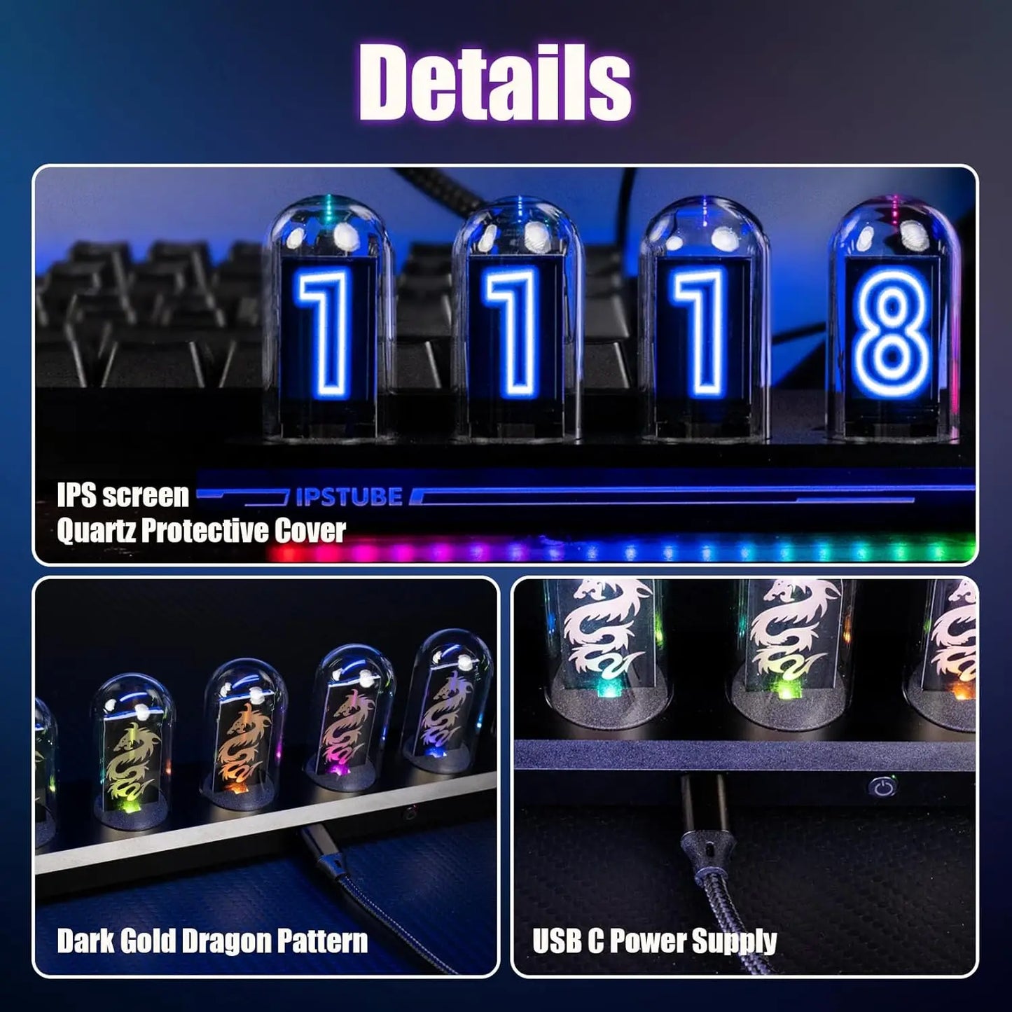 RGB Nixie Tube Clock