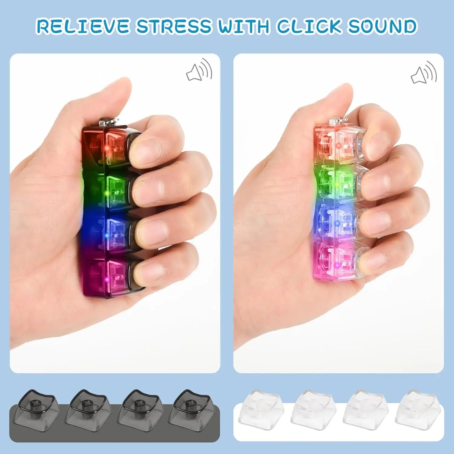 LED Keyboard Keychain