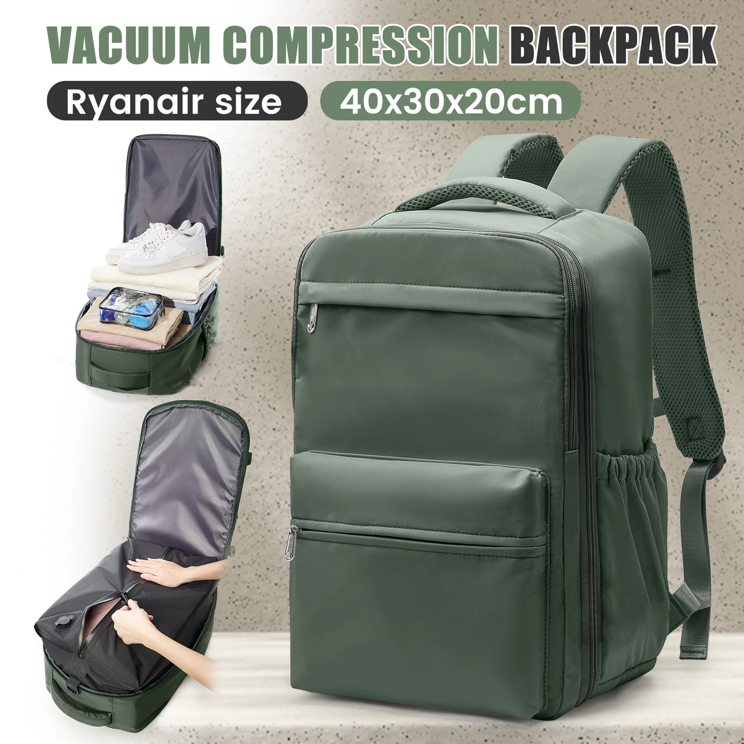 Vacuum Backpack with Pump