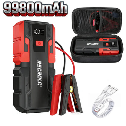 New 12V 99800mAh Car Jump Starter ,Portable Emergency Power Bank