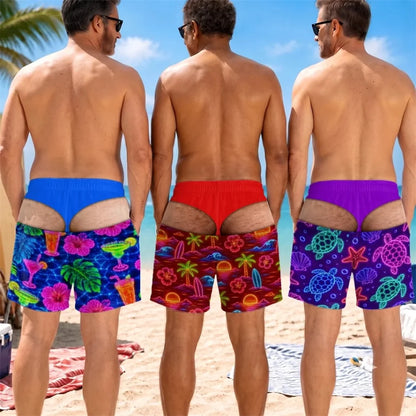 Funny Pattern Swim Trunks